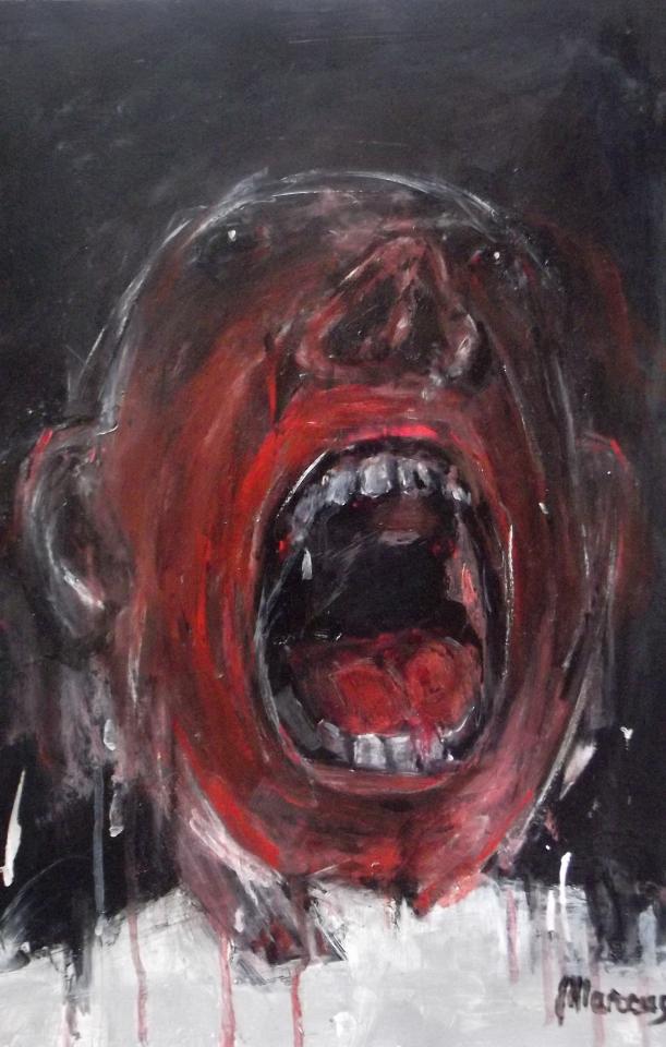 acrylic on  cardboard, 42 x 30 cm, 2010.