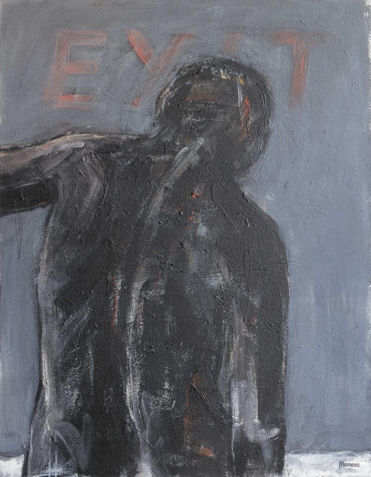 acrylic on canvas  100x 70cm, 2000.