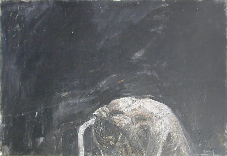 acrylic on canvas,120x91cm, 1998.