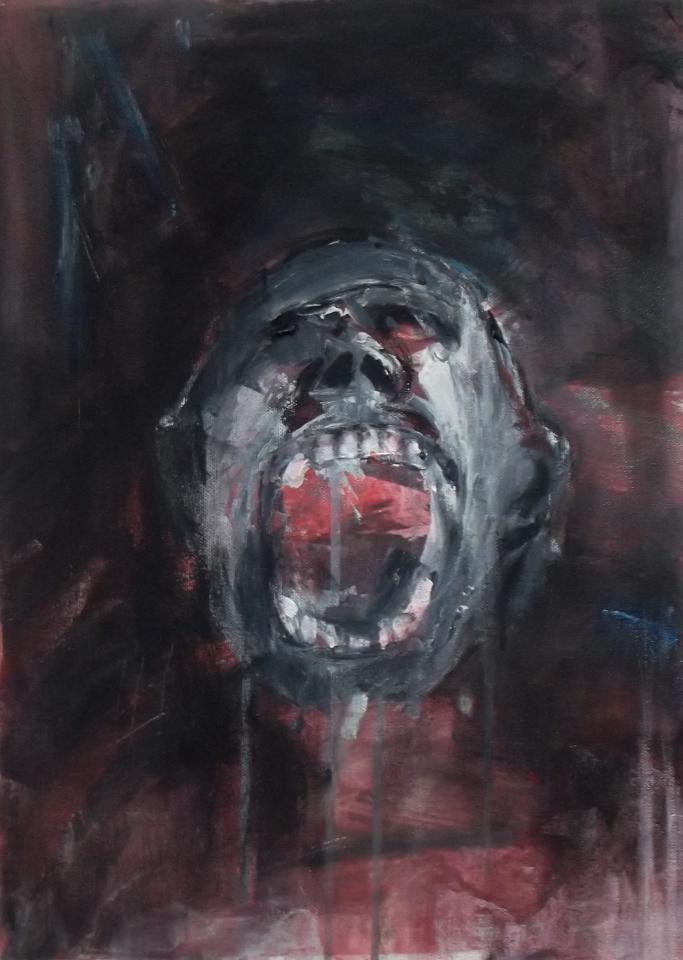 acrylic on canvas, 42 x 28 cm. 2010.